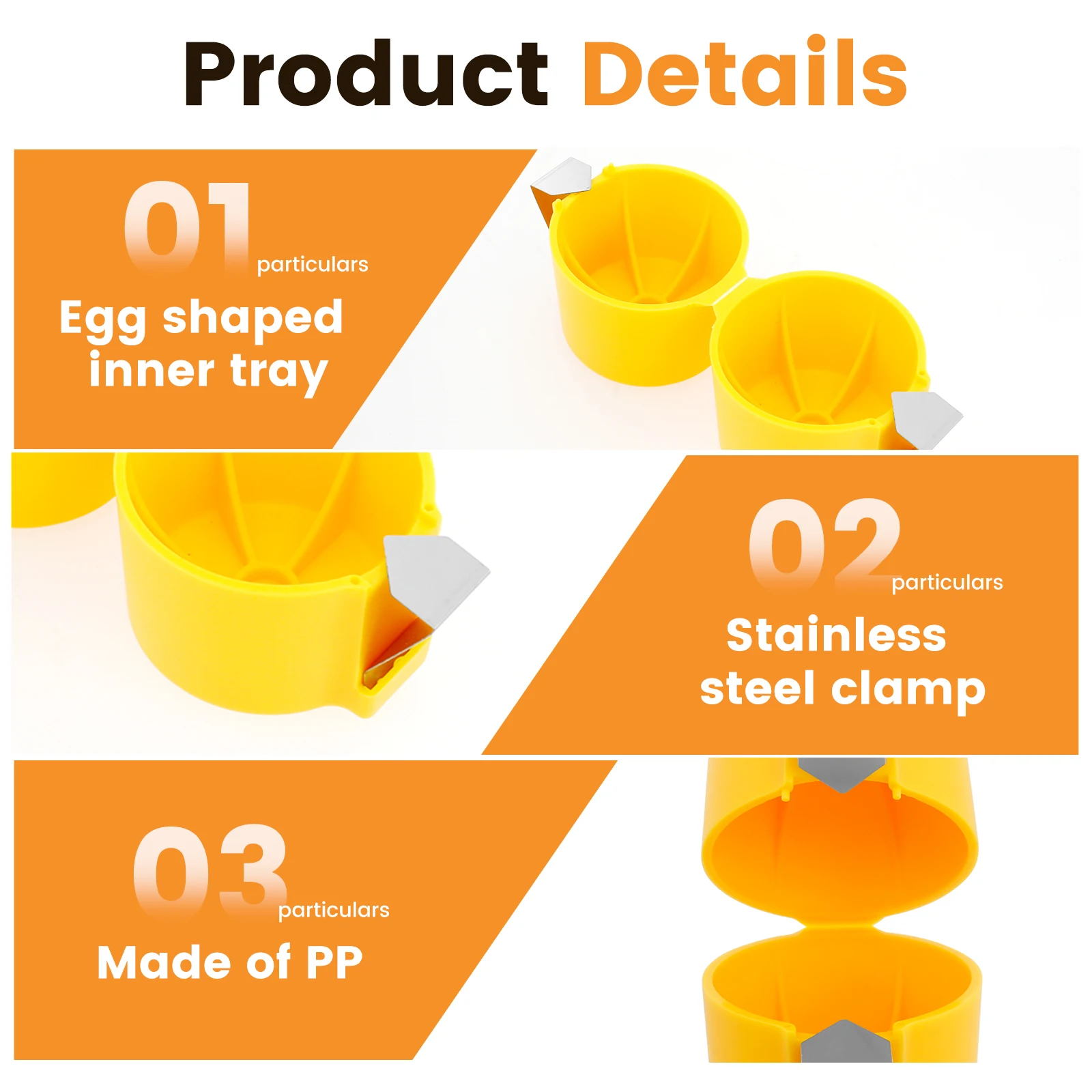 Egg Shell Opener Egg Opener Egg Slicer 3Pcs Egg Shell Opener for Hard Boiled Eggs Egg Peeler Tool Handheld Topper Cutter Tool Easy Cracker Slicer