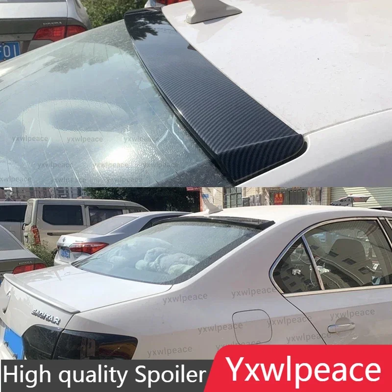 

For Volkswagen VW Jetta Mk6 Spoiler 2012-2018 ABS Plastic Primer Color Rear Window Roof Spoiler Wing Body Kit Accessories
