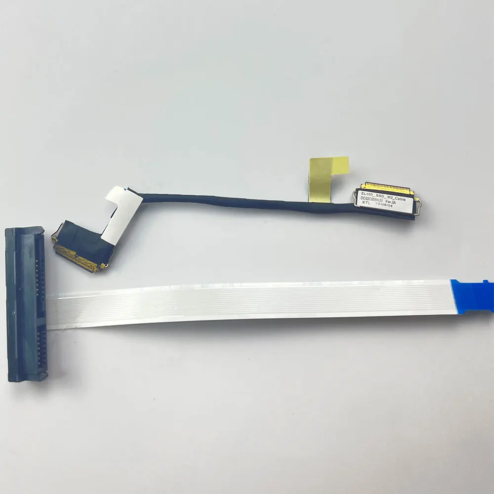 Conector de Disco Rígido Sata para Laptop Conector Hdd Cabo Flexível para Lenovo Thinkpad L480 El480 L490 M.2 m2 Ssd Dc02c00bn20 Nbx0001la10 01lw339 - Imagem 2
