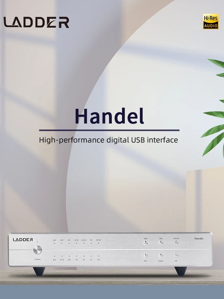 LADDER HANDEL High Performance Digital USB Interface External Clock Hi-Res Audio Converter