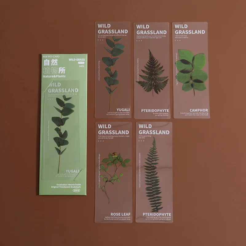 Floral Painting Bookmark Retro Flower Bookmark Bookmark Page Holder 5Pcs Flower Series Bookmarks for Books PVC Book Mark Page Marker Cute Stationery Student School Supplies