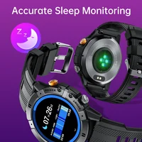 Toxic BOT-Montre intelligente étanche pour homme, montre de sport C29, appel Bluetooth, fréquence cardiaque, moniteur de santé 24h, batterie 1.52 mAh, 1iko, 410" 6