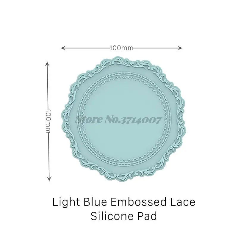 Girl Powder Crystal Sealing Wax Pad Fire Paint Stamping Template Label Making Tool Stone Embossed Pattern Silicone Placemat 