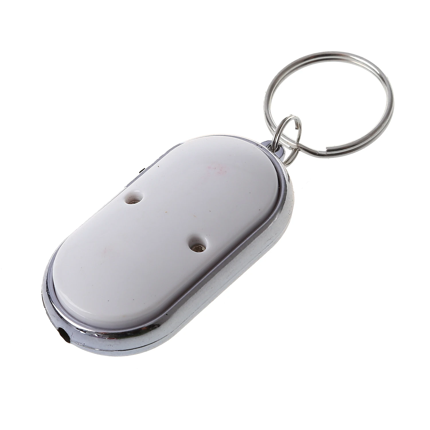 2pcs Whistle Lost Key Finder Flashing Beeping Locator Remote Keychain LED Ring 6