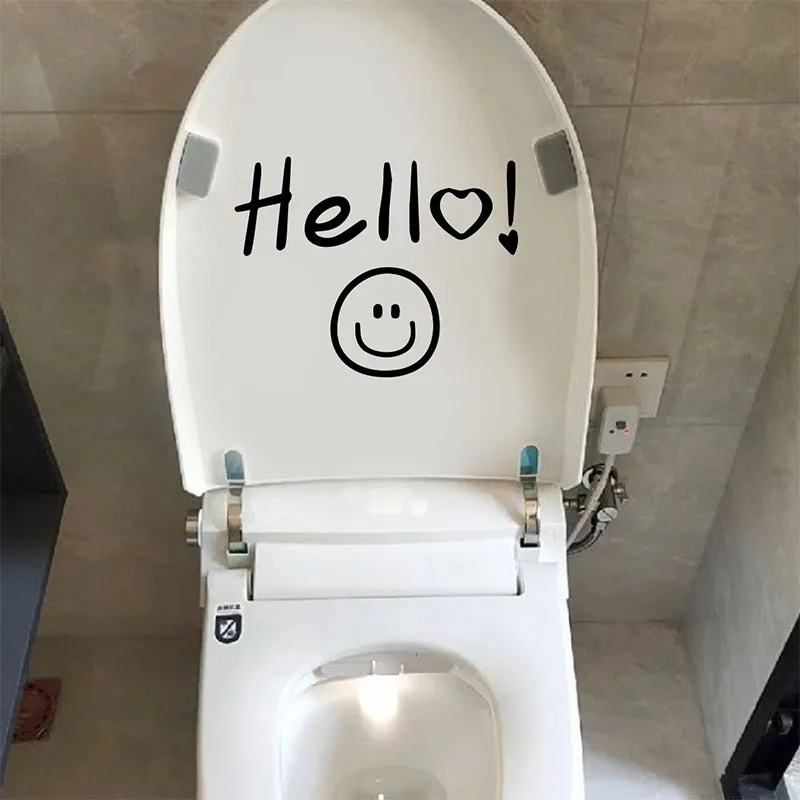 Bienvenido a la pegatina de cara sonriente, etiqueta de puerta de vidrio con letras en inglés, tienda de ropa, leche, té, bebida fría, tienda, escaparate de ventana