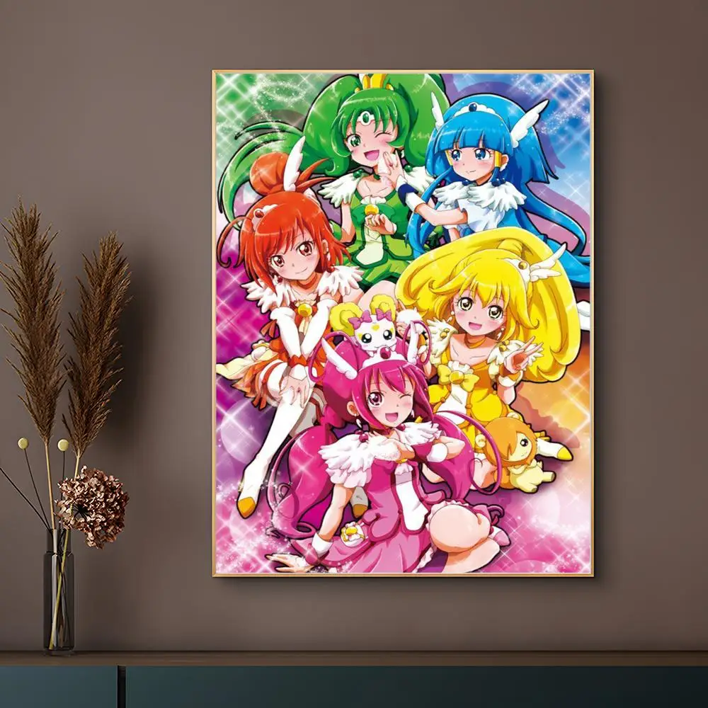 Anime S-Smile P-Precures Poster HD, wasserfeste, selbstklebende Wandkunst – für mehrere Szenarien geeignet, Top-Geschenkidee – Detail 8