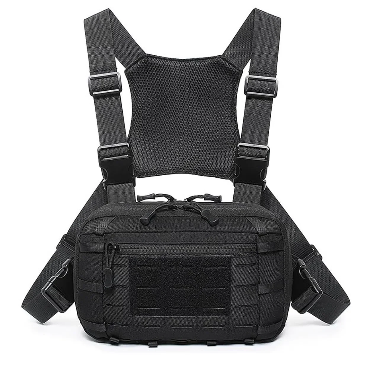 Nylon Tactical Chest Pack MOLLE Webbing System for Outdoor Hiking