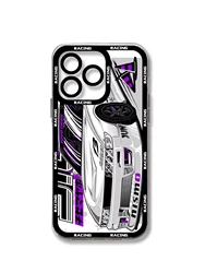 Tokyo JDM Drift Sports Car Transparent TPU Phone Case for Reno12 Pro 5G (TSY-172TM9625A1)