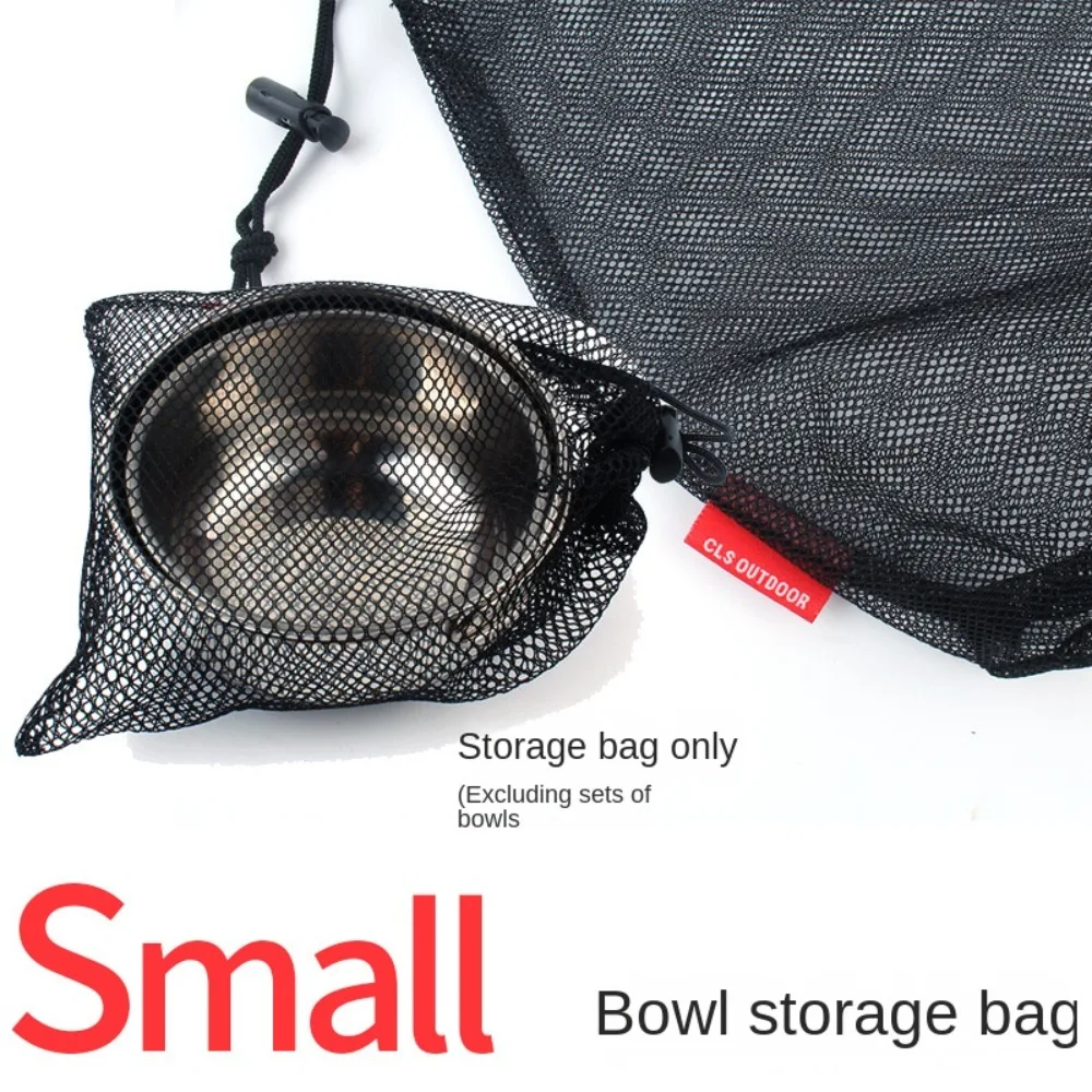 1 PCS Multi Purpose Drawstring Bag Durable Cutlery Storage Mesh Pouch Portable Pot Pan Carrier Pouch