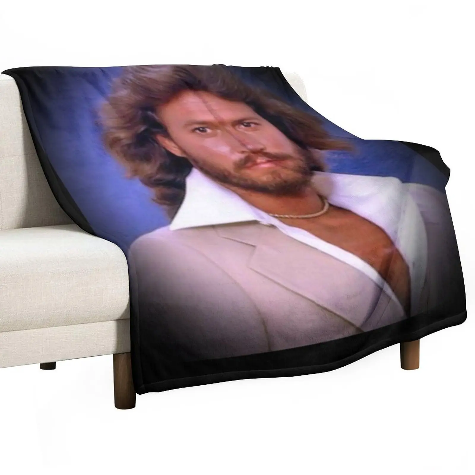 

Barry Gibb Throw Blanket Warm Blanket Polar blanket