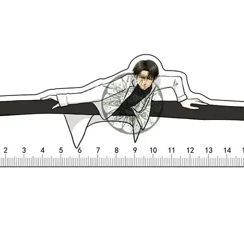 Attack on Titan Rulers Shingeki No Kyojin Straight Ruler Levi Ackerman Drafting Supplies Hanji Zoe School Supply Eren Jager Gift - Image 8