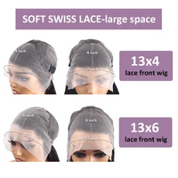 Perruques de cheveux humains droites 13X6 Hd dentelle frontale perruque 30 40 pouces 13X4 brésilien pré plumé avant noir perruque pour les femmes 250 densité 6