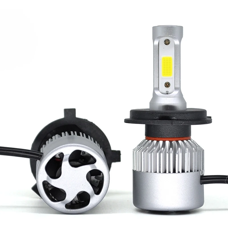 Cob 자동차 LED 헤드라이트 전구, 안개등, 2X S2 H4 5600Lm, 6500K