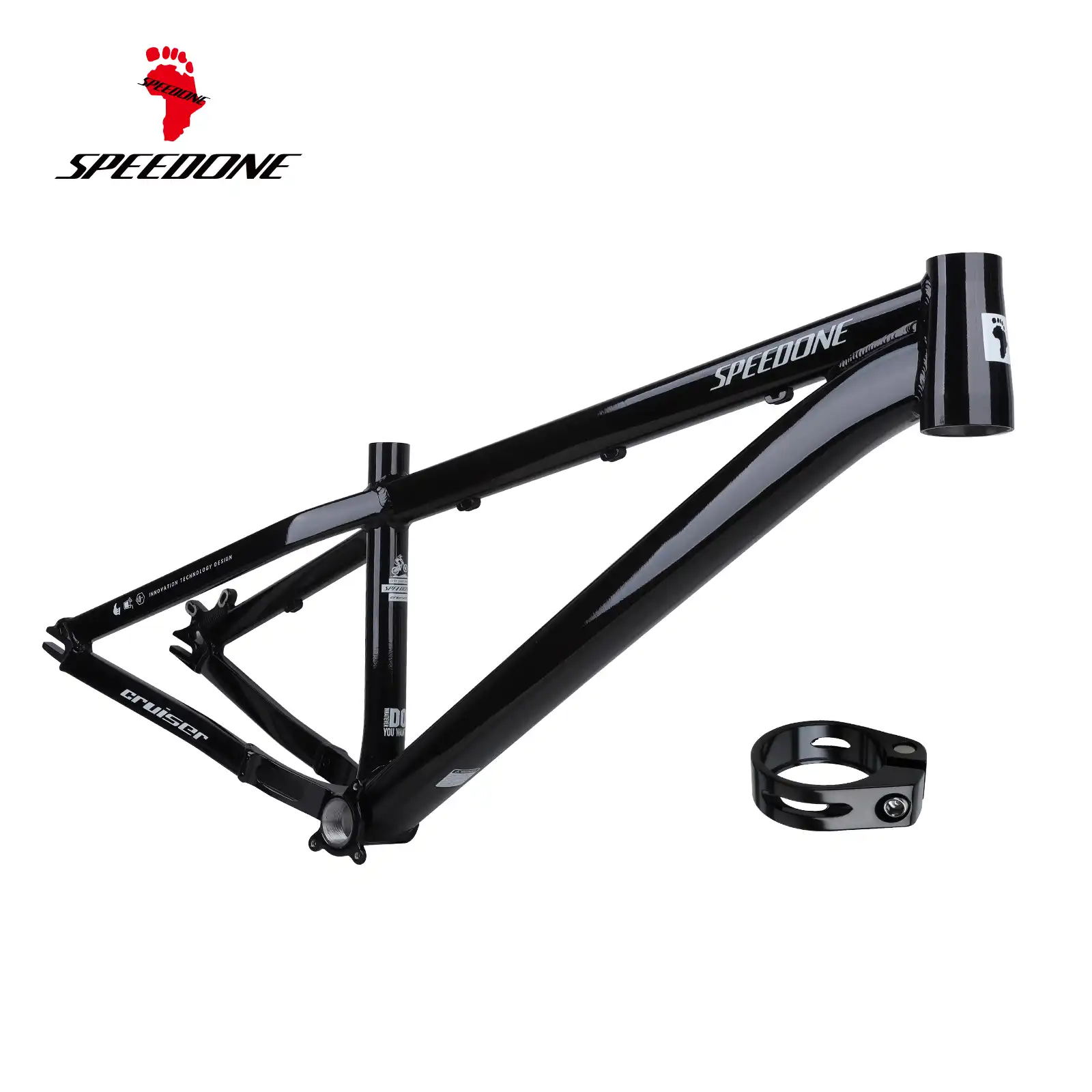 SPEEDONE Cruiser 26 Inch Dirt Jump Bicycle Frame 6061 Aluminum