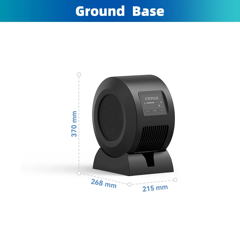 Cycplus-インテリジェントフィットネスファン,屋内サイクリング用,調整