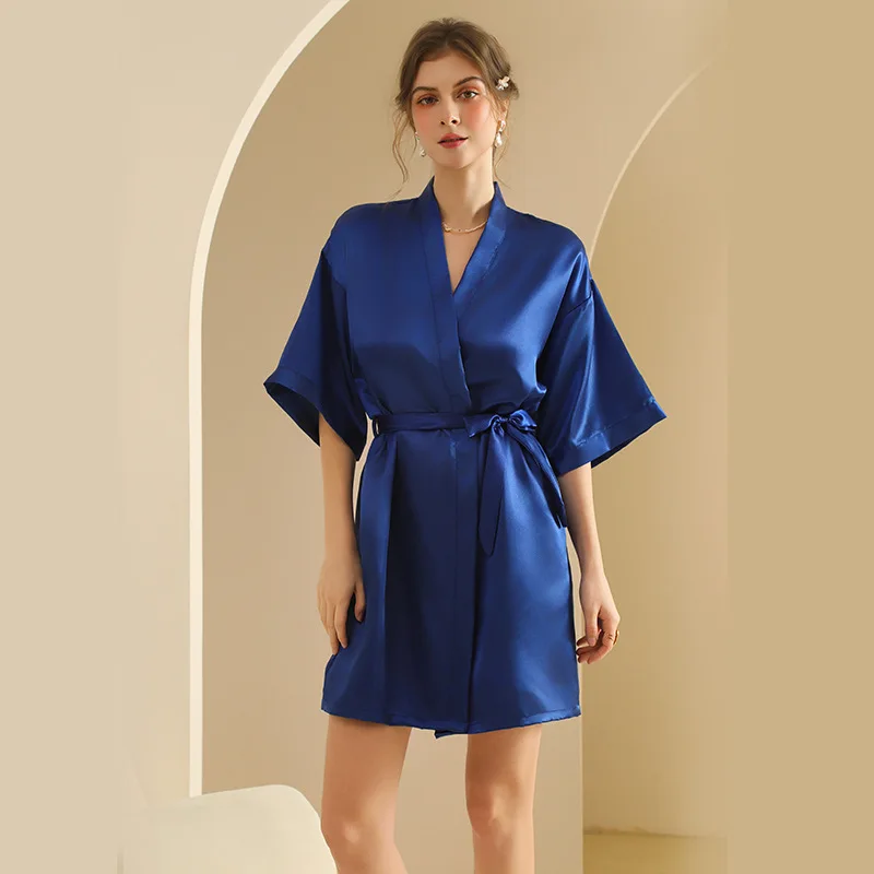 navy blue robe