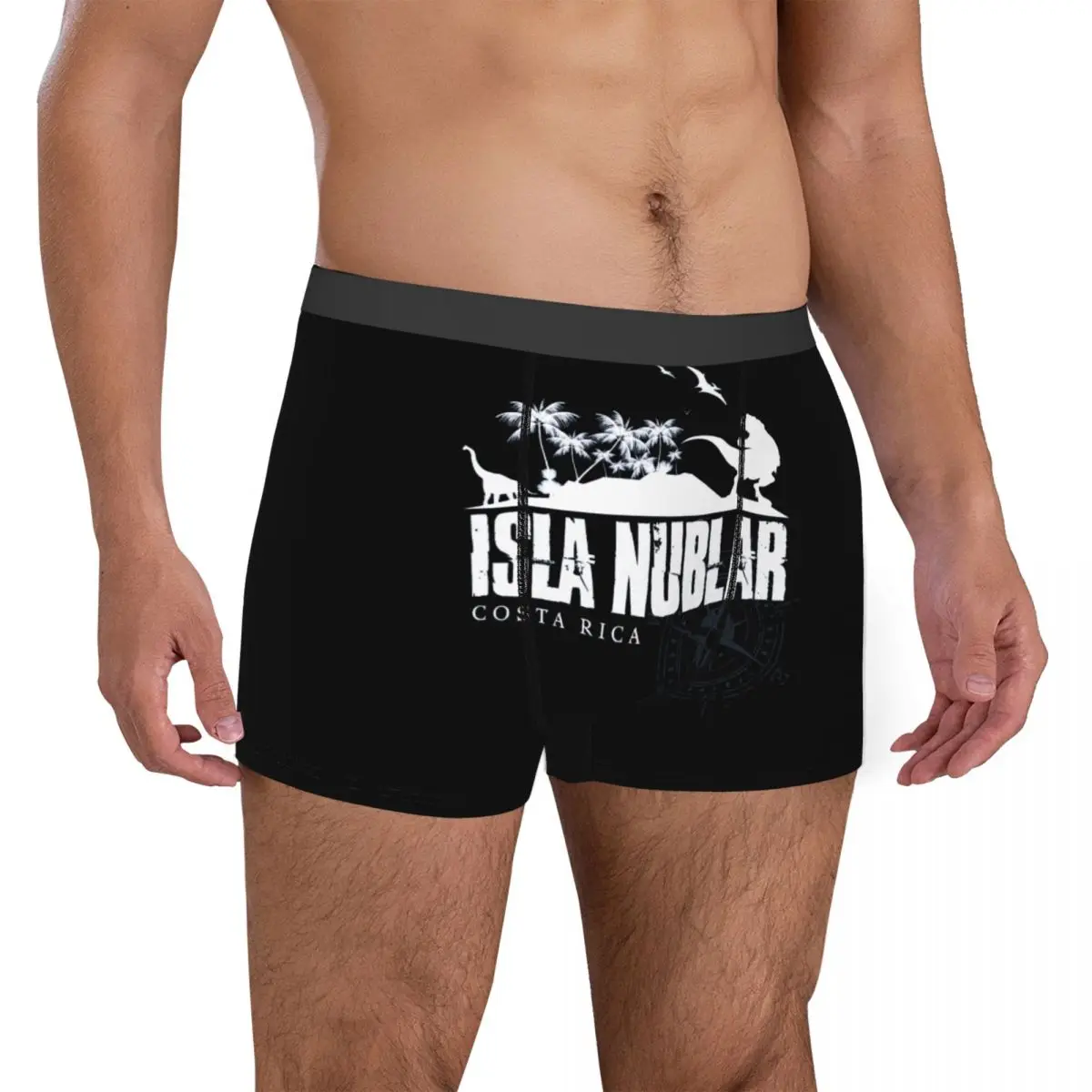 

Мужские трусы-боксеры с изображением индийского периода Юрского периода и мира (2)