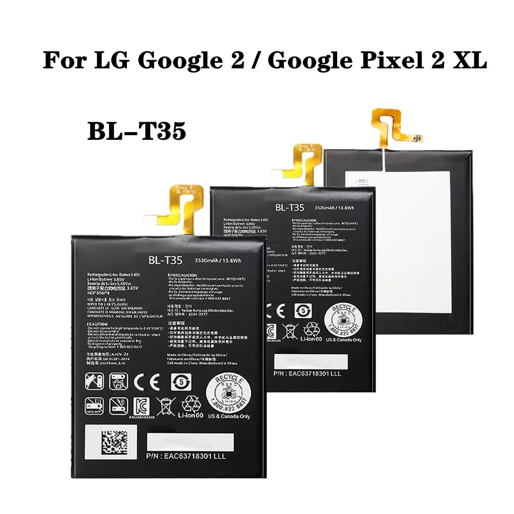 

Новый аккумулятор BLT35 BL-T35 3520 мАч для телефона LG Google 2 / Google Pixel 2 XL