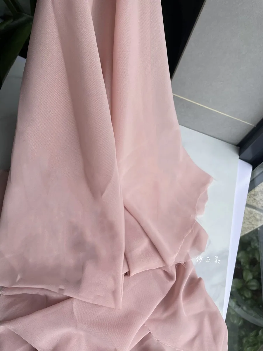 Elegant White Ivory Chiffon Fabric - Luxurious Georgette for Bridal Veils, Wedding Decor, and DIY Creations