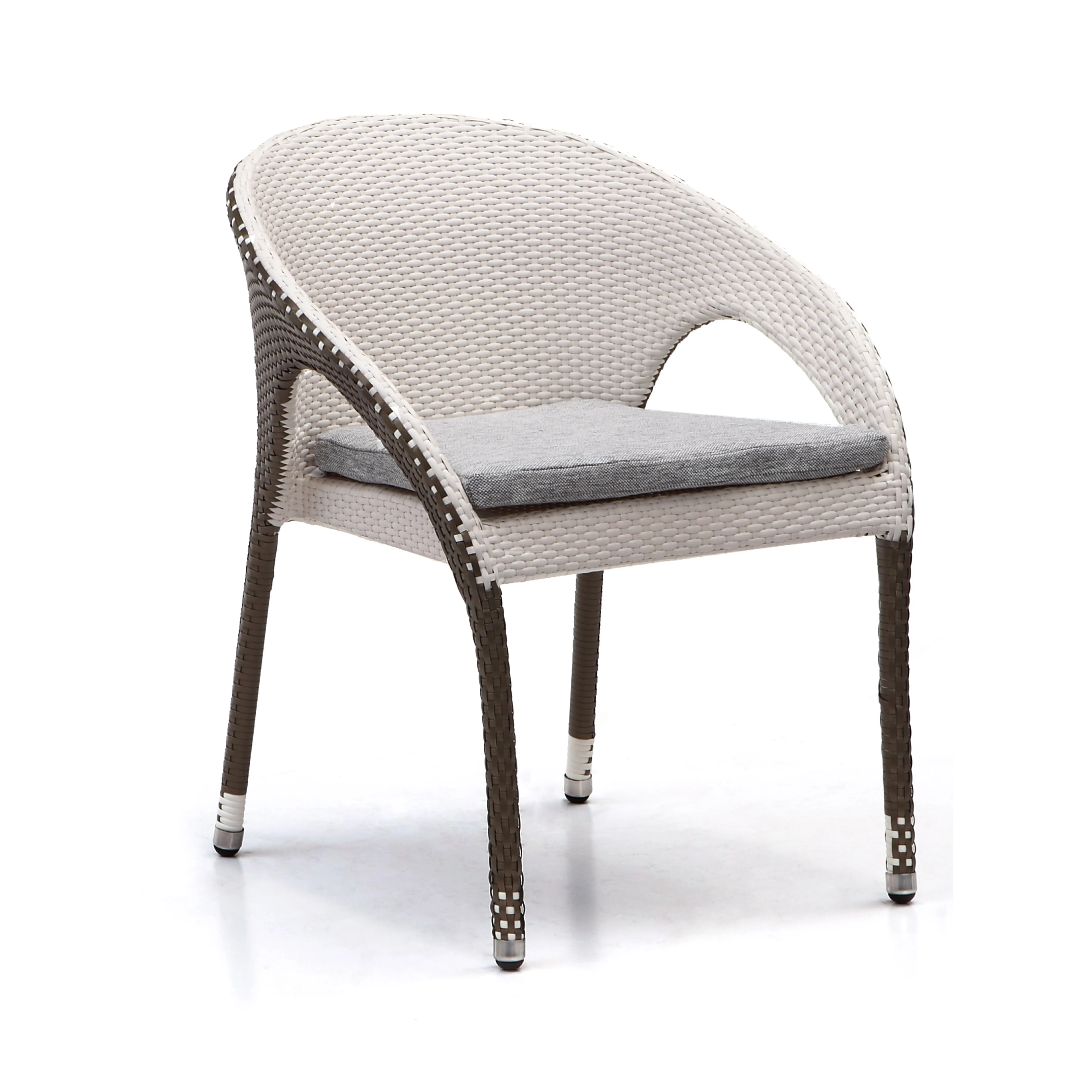 strong resistance modern outdoor garden coffee chair rattan wicker furniture set for villa
