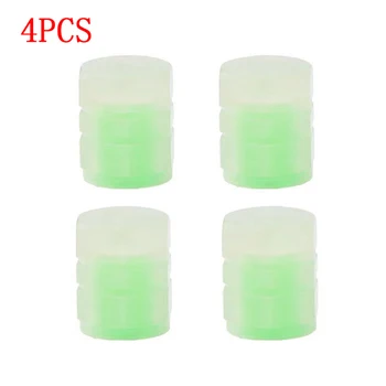 จุกวาล์วเรืองแสงสีแดงกลางคืนเรืองแสงได้สำหรับแต่งรถมอเตอร์ไซด์ยางฮับตกแต่งไฟติดล้อจักรยานอเนกประสงค์ 8