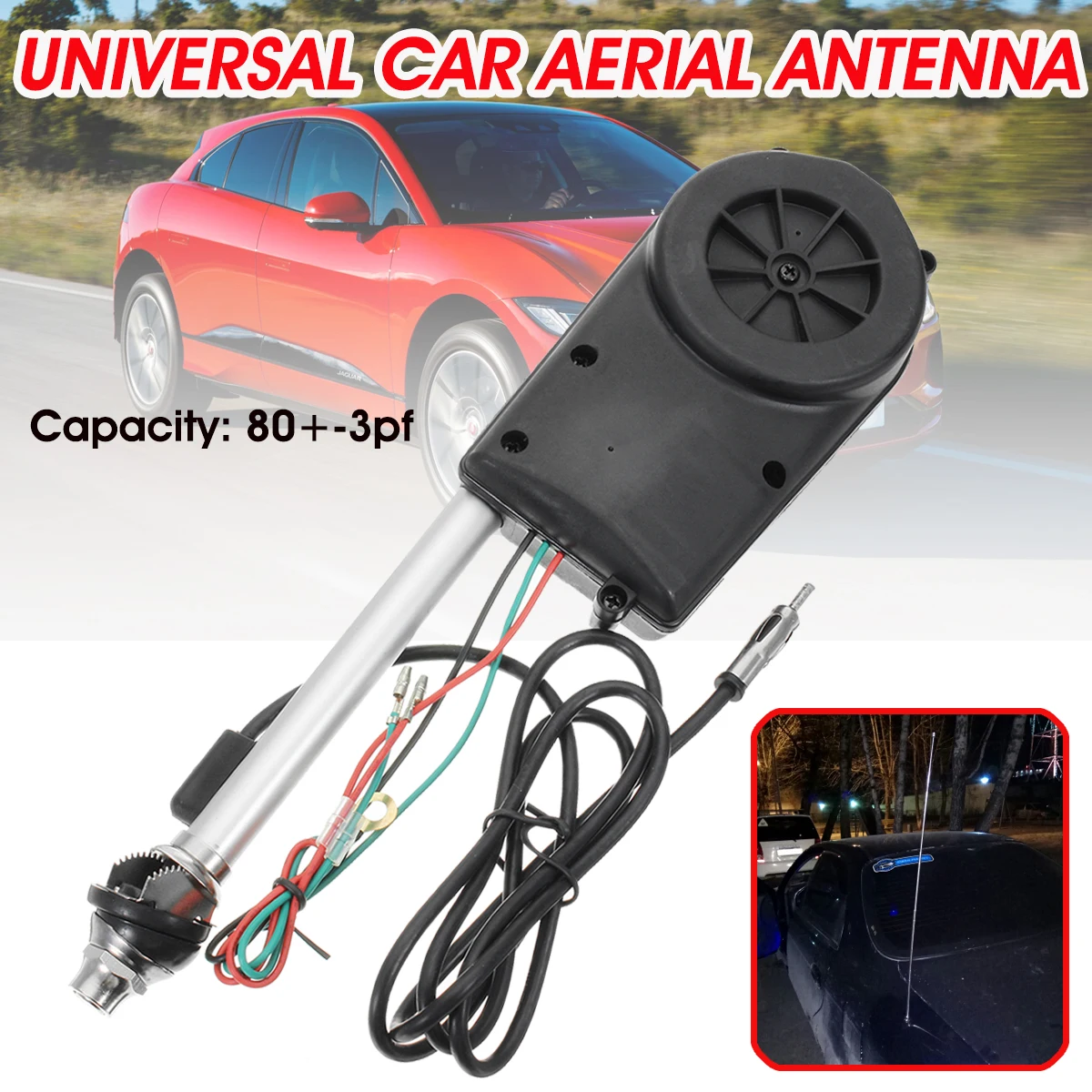 Universal Car Auto Suv Am Fm Radio Electric Power Antenna Automatica Kit Aereo 12V Esterno Veicolo Antenne Pro Sostituzione Automatica