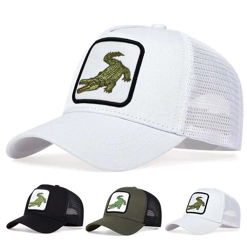 gorras-de-b-isbol-con-bordado-de-cocodrilo-unisex-sombreros-casuales