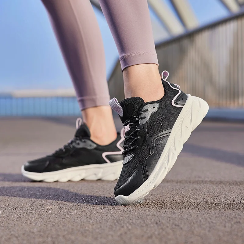 Running Shoes Womens Sneakers 361 Degrees Women Running Sport Shoes Lightweight Non-Slip Q bomb shock absorption Breathable Mesh Girl Sneaker Female 682232212