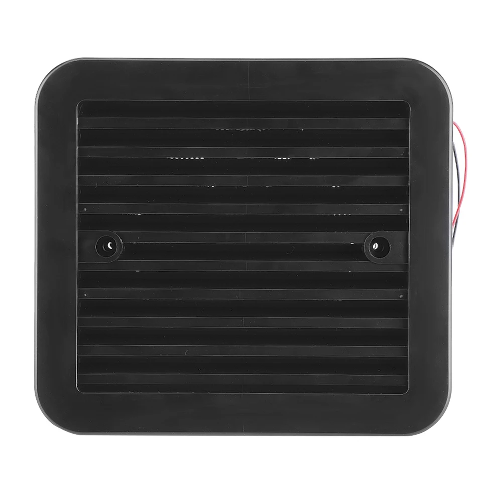 EHJRE 12V RV Side Vent Fan Air Vent Ventilation Fan High Performance Easy Installation Black