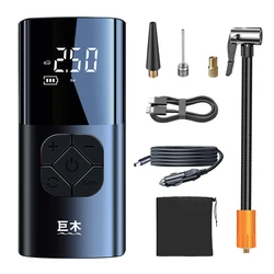 Compact Dual - Power Air Compressor & Tire Inflator (Dual - power pro)