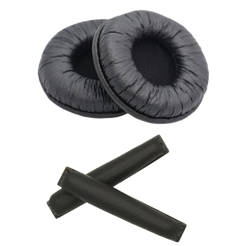 

Replacement Memory Foam Ear Pads Cushions Headband for Sennheiser PX100 PX100-II PX200 PX200-II PXC150 PXC200 Headphones EarPads