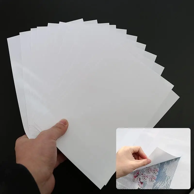 Paper 50pcs Diamond Painting Release 15 x 10cm Non-Stick Double-Sided 5D Diamond Painting Cover Replacement diamond painting accessories
