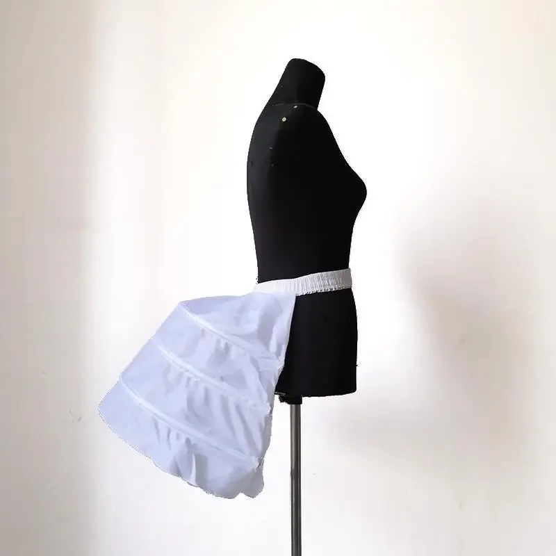 Victorian Pasteur Skirt Hip Rococo Crinoline Short Half Bustle Petticoat Clothing Design petticoat skirt petticoat underskirt vintage underskirt
