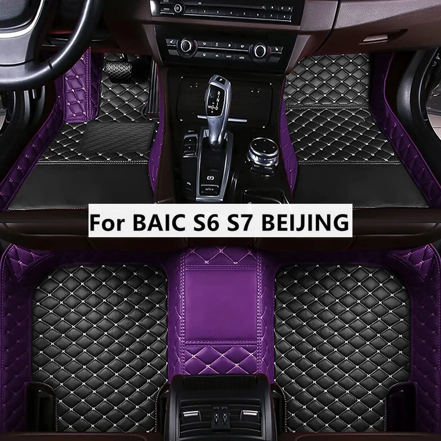 

Автомобильные коврики на заказ для BAIC S6 S7 BEIJING-X3-X5-X7-EU5-EU7-D50-D60 X65 BJ40 X35 X25 BJ20 BJ60 Foot Coche Accessories