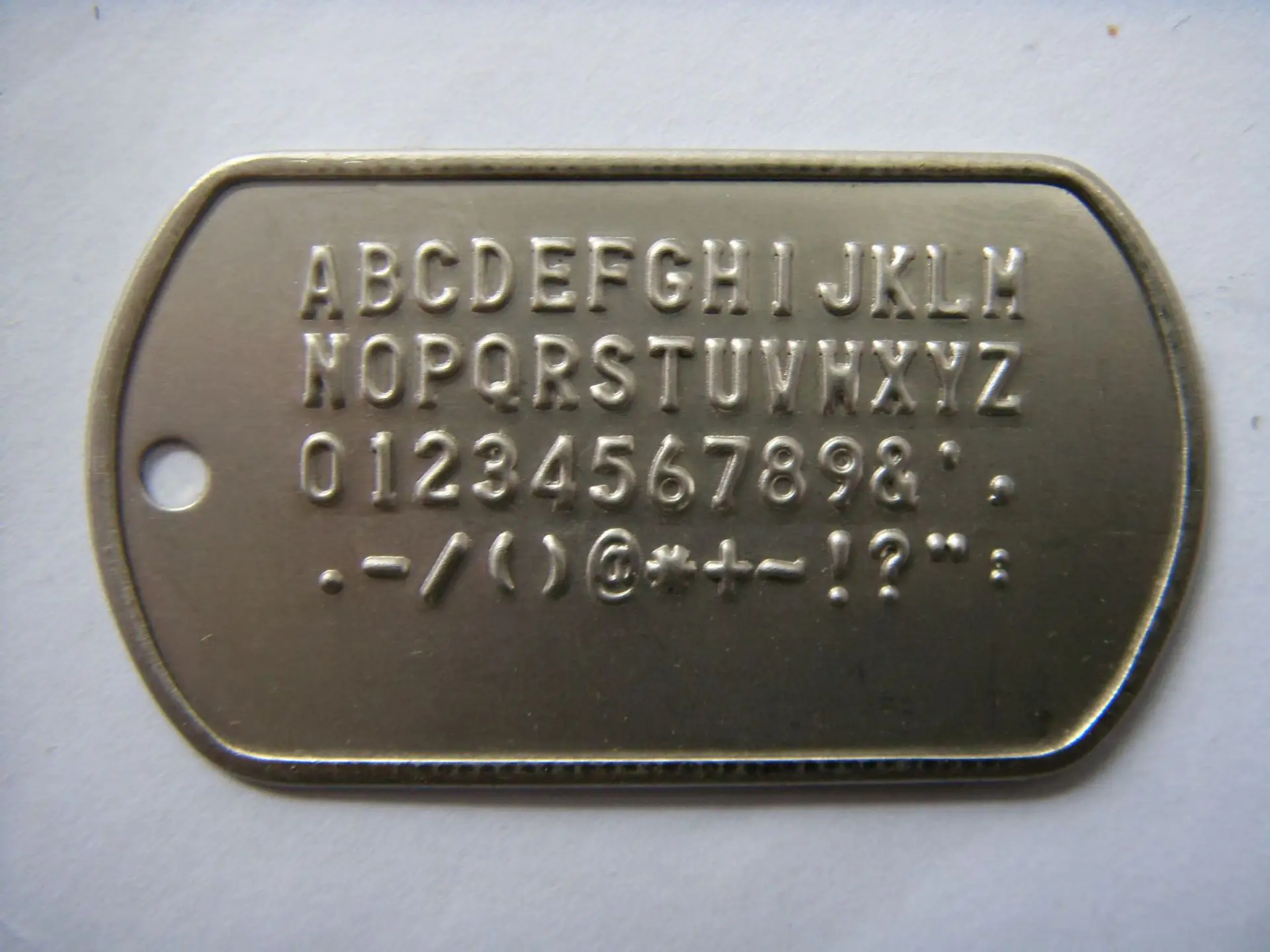 52Code Dog Tag Embosser Letters Manual Number Stainless Steel Plate  Embossing Machine Factory Low Price