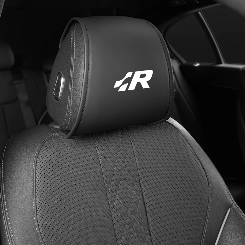 Car Poggiatesta Storage Styling Seat Neck Pillow Cover Protettiva Per Vw R Scirocco Jetta Beetle Golf Passat Tiguan Sharan Touran