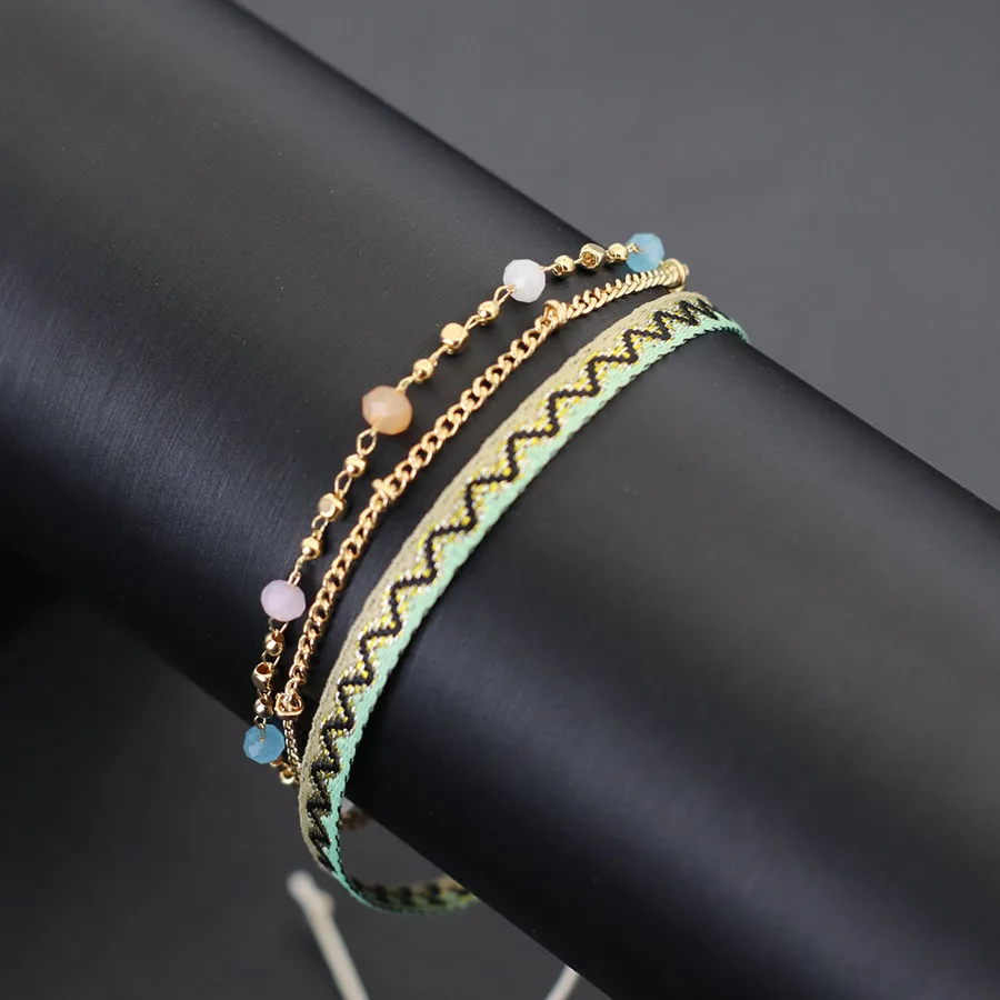 Handmade Bohemian String Bracelet for Women Beach Casual