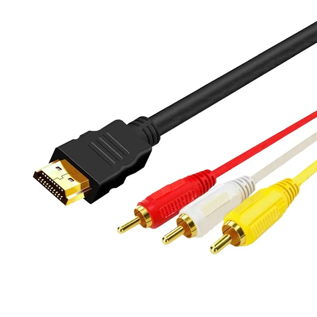 Péritel vers Hdmi Convertisseur Câble Péritel Hdmi Ancien DVD Vers Hd Tv  Adaptateur Vidéo Plomb 1m