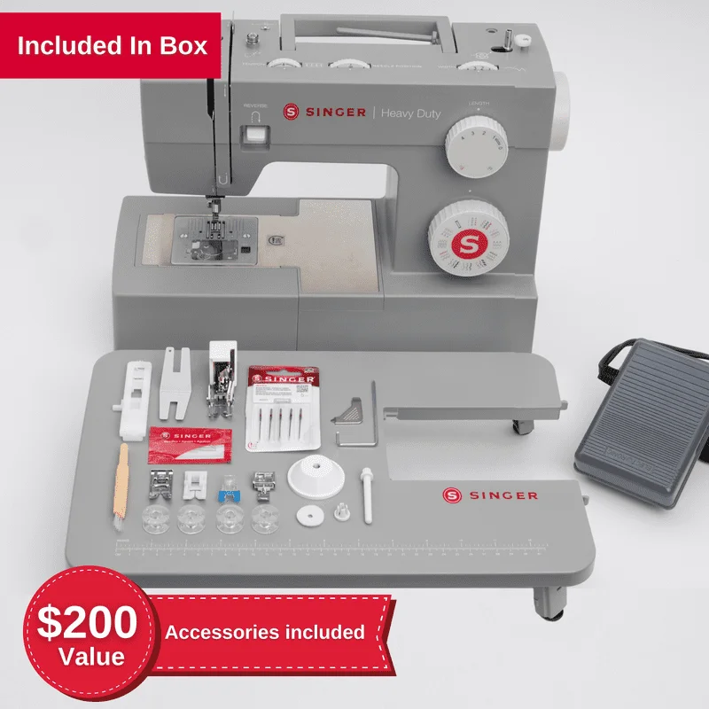 

Heavy Duty Super Special - HD6360M Sewing with Bonus Extension Table, Packed with Specialty Accessories, Powerful Performance,
