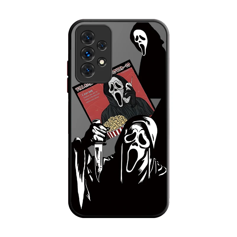 Scary Death Scream Ghost Soft Phone Case