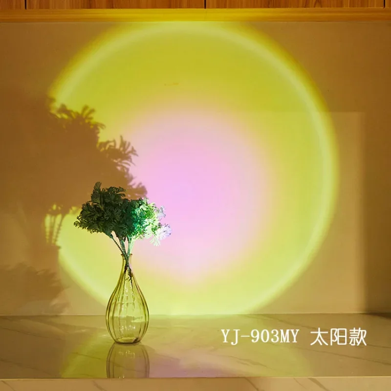 Battery Powered Touch LED Cabinet Lights Stick On Wall Sunset Lamp for Kitchen Bedroom Closet Cupboard Night Light Decoration