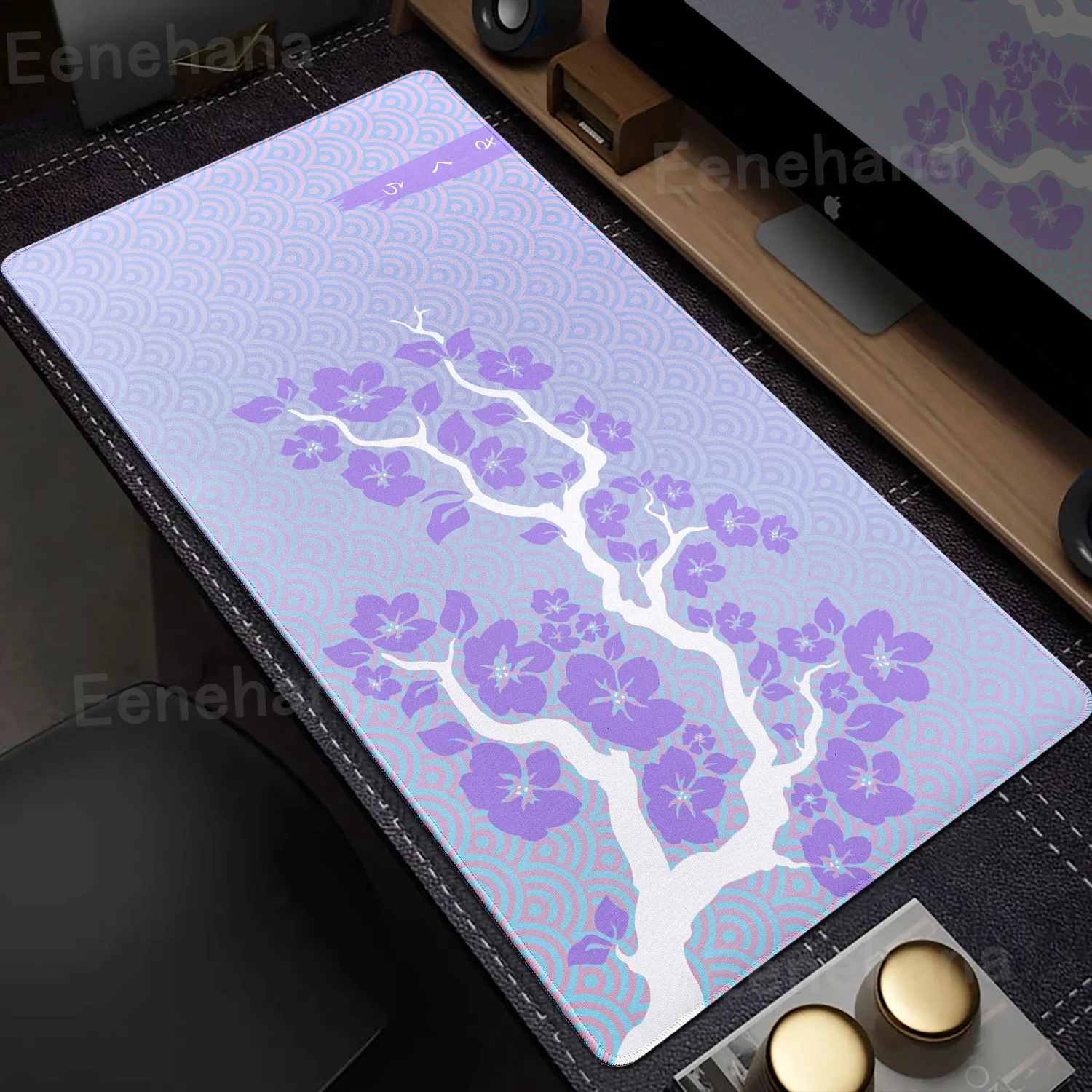 HD-Druck Maus matte große Gaming-Mauspads Sakura xxl Mauspad Computer 90x40cm Schreibtisch Pads für PC Gamer Tastatur Pad Tisch Teppich