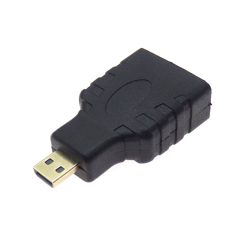 Micro HDMI Stecker Auf HDMI Buchse Konverter Vergoldet Adapter Adapter Für Für PS3 HDTV HDMI Kabel Verlängerung Stecker