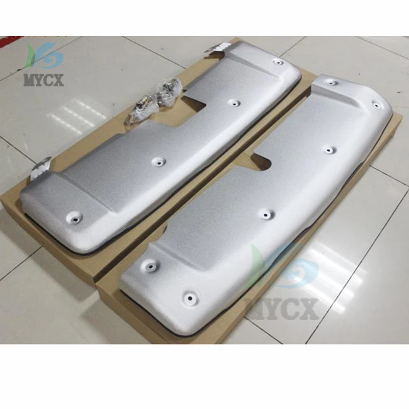 

2PCS Aluminum alloy Front & Rear Bumper Protector Skid Plate Cover Trim For Honda CRV C RV 2007 2008 2009