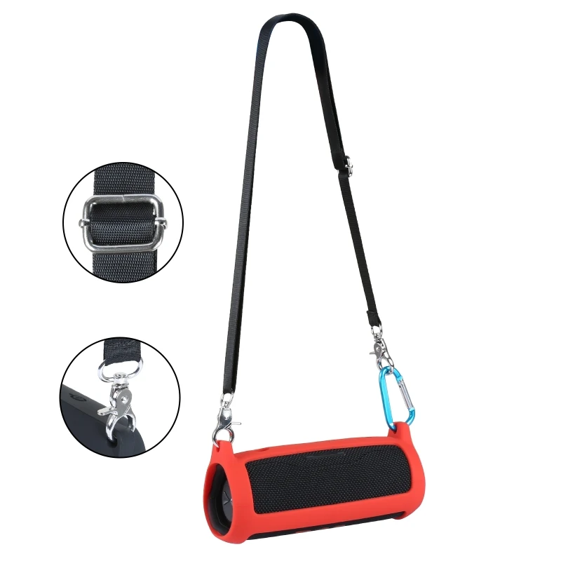 Silicone Protective Travel Cover with Shoulder Strap Hook