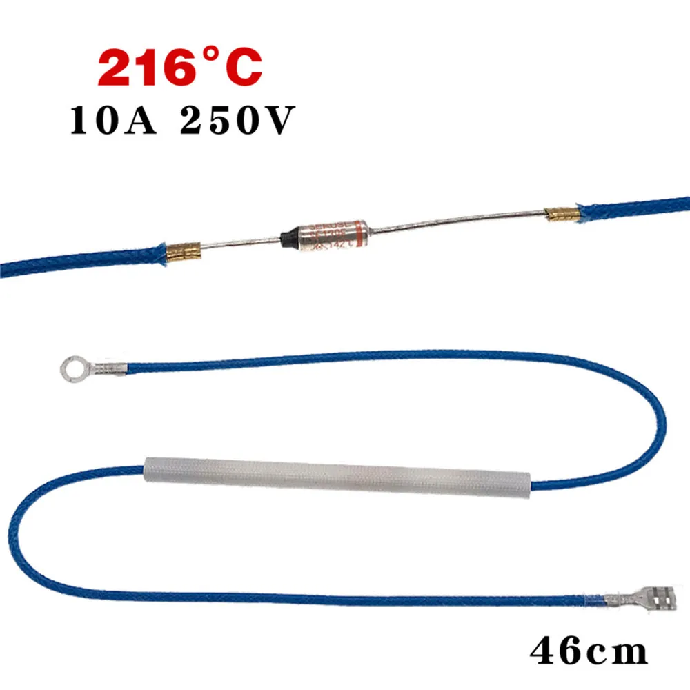 

1PCS Thermal Fuse 10A 250V Temperature 73C 142℃/172℃/185℃/192℃