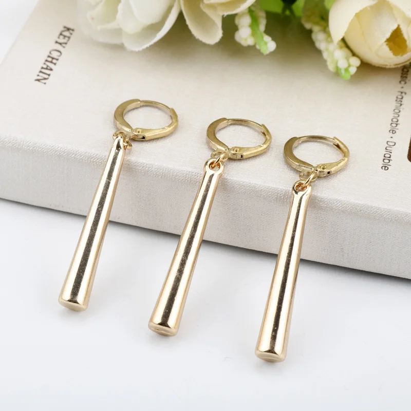 One Piece Roronoa Zoro Golden Pendant Earrings Cosplay Props