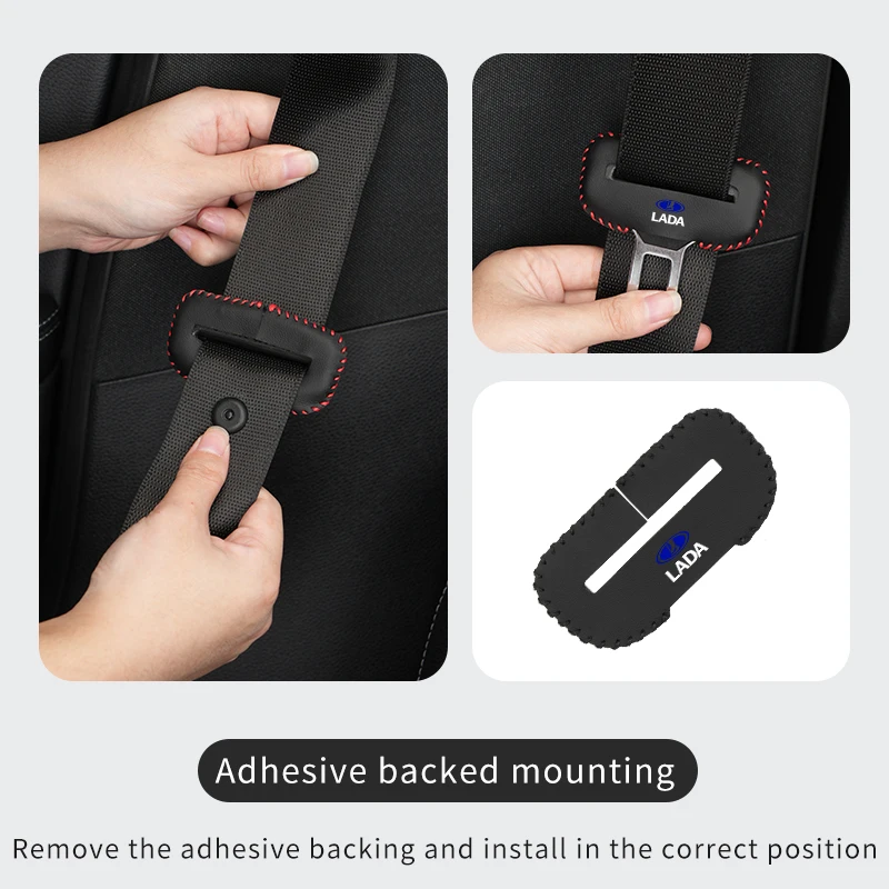 Car Accessories Seat Belt Buckle Cover Anti-scratch Protector For Lada Vesta Niva Samara Kalina Largus Priora Xray Granta