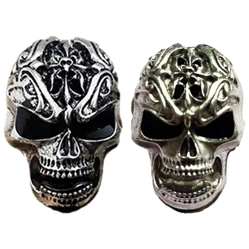 

Halloween Alloy Skull Car Aromatherapy Clip Spooky Skull Car Diffusers Creative auto Air Conditioning Outlet Perfume Clip Decors