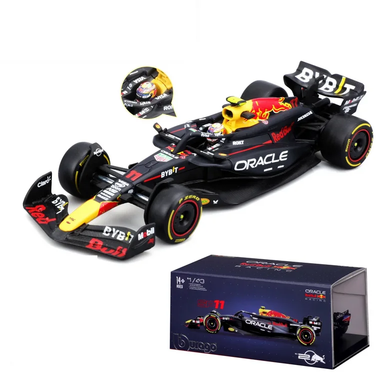 Bburago 1:43 F1Red Bull Rb20 Hardcover #1 Max Verstappen #11 Perez Ferrari SF24 #16 #55 sf23 Monza model cars RB19 Miami GP 3